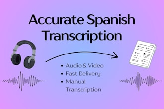 do accurate spanish transcription