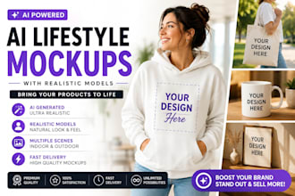 create ai lifestyle mockups for your product and brand