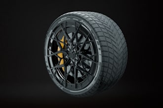 design automotive brake caliper, rotor,wheel hub,rim, cad assembly in solidworks