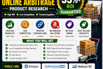 amazon fba online arbitrage product research