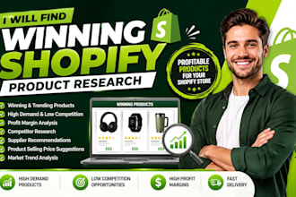 find profitable and trending products for shopify store