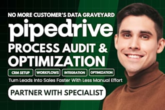 be your pipedrive CRM optimization expert