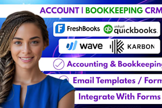setup accounting crm on karbon freshbooks xero zoho boks quickbooks jira odoo