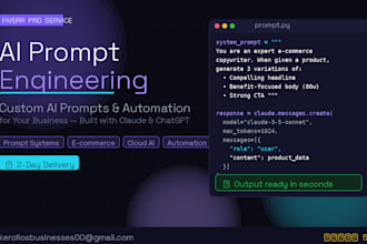 create custom ai prompts and automation for your business