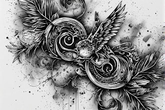 design custom creative tattoo artwork
