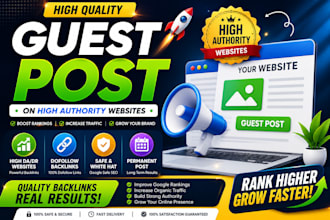 publish guest post with dofollow backlink on high da guest post sites