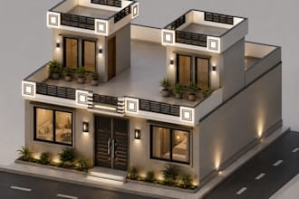 create house plans, elevations and site plans in autocad