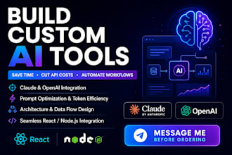 integrate claude or openai apis into your dashboard or workflow