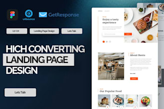 design a stunning unbounce landing page, sales page, or opt in for you