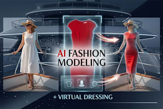 create realistic ai model and dressing