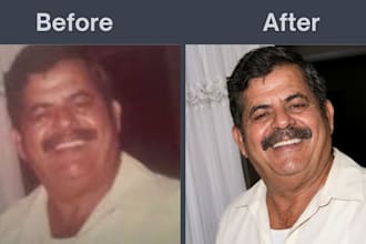 enhance, upscale, and fix blurry and old photos