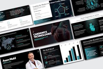 design a healthtech or medical startup pitch deck