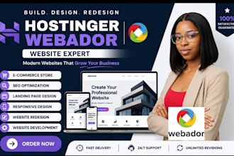 design webador website webador redesign and hostinger website ,online store