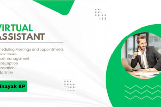 be your virtual assistant for admin tasks and email management