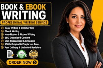 do professional book writing, ghostwriting, ghost writer, amazon ebook writer