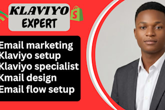 email marketing klaviyo setup klaviyo specialist email design email flow setup