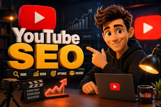 do complete youtube SEO and channel optimization