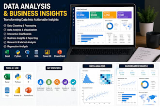 do professional data analysis and dashboards