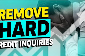 remove experian inquiry, fix credit report, credit repair, late payment, 3bureau