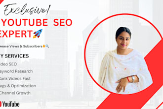 do youtube video SEO and channel optimize