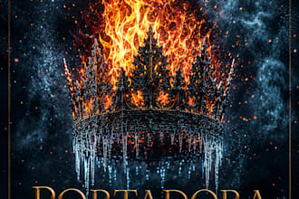 design a cinematic fantasy book cover
