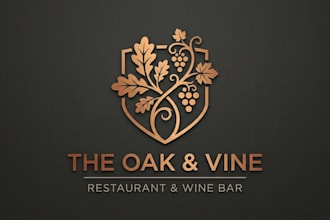 design a modern and professional restaurant logo for your business