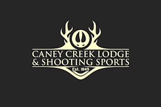 design professional hunt caney creek lodge logo