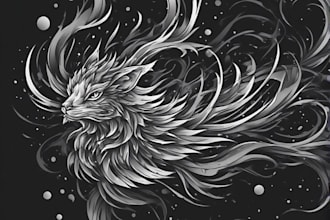 create minimalist and modern tattoo art