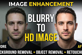 do photo editing, retouching and image enhancement