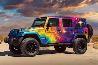 van wrap, vehicle wrap, car wrap design