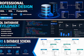 design and develop a professional database for your business