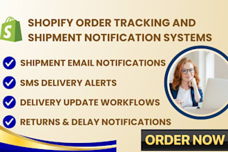 setup shopify order tracking and shipment notification systems
