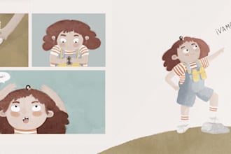 draw children illustrations for books