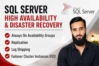 configure sql server always on, failover cluster and disaster recovery