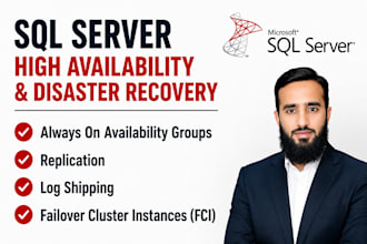 setup sql server high availability disaster recovery always on ag fci replicaion