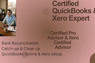 do quickbooks online clean up , bookeeping ,and xero reconciliation