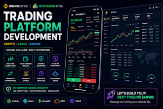 build crypto trading app forex trading app stock app crypto exchange app