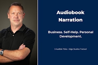 record a professional audiobook narration in a warm authoritative voice