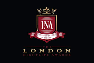 design monogram london nightlife brand logo