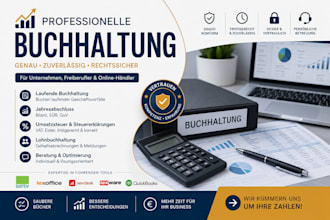 ich ubernehme ihre buchhaltung und buche laufende geschaftsvorfalle