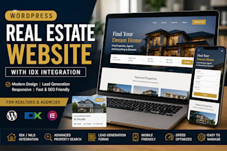 build a wordpress real estate website with idx integration
