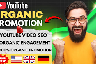 do organic youtube video promotion for channel growth
