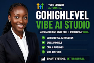build a gohighlevel automation,ghl landing pages,ghl funnels and workflows
