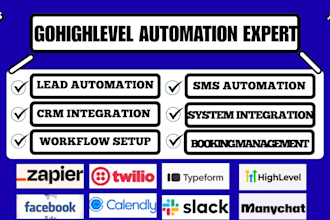 integrate gohighlevel facebook lead ads typeform twilio calendly slack zapier