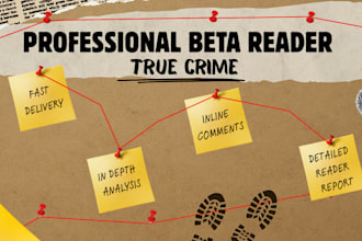 be your true crime beta reader