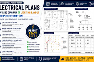 design electrical plans wiring diagram lighting layout mep coordination