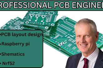 do firmware development for nrf52 stm32 esp32 arduino, pcb layout design