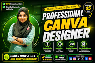design anything in canva professionally and creatively