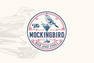 design greatest dive bar business logo