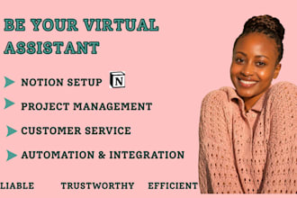 manage your business as a virtual assistant and notion expert